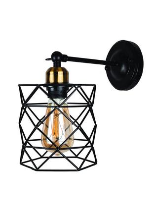 Бра 756wpr105f-1 bk+bronze