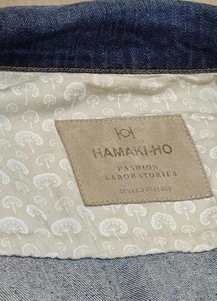Джинсовый пиджак, плотный hamaki-ho, italy5 фото
