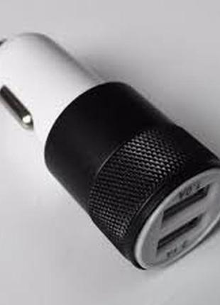 Автомобільний перехідник прикурювача на 2 usb порта (2,1а и 1а)