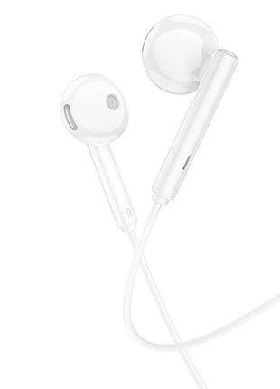 Навушники borofone bm82 art music digital earphones with mic type-c white
