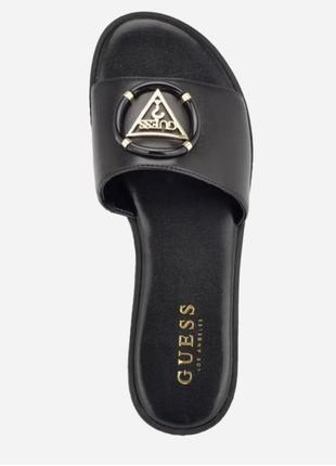 Шльопанці unreasonable guess чорні шкіра7 фото
