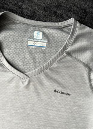 Серая спортивная футболка columbia omni freeze2 фото