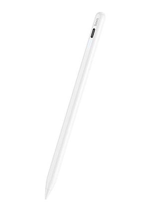 Стилус hoco gm108 smooth series fast charging capacitive pen for ipad white