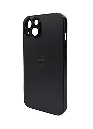 Чохол для смартфона ag glass matt frame color logo for apple iphone 12 graphite black