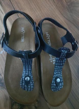 Красивые и стильные ортопедические hotter 38 размиру u9 5 made in italy в виде birkenstock