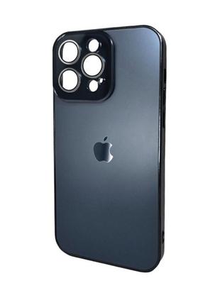 Чохол для смартфона ag glass sapphire frame magsafe logo for apple iphone 14 pro gun grey