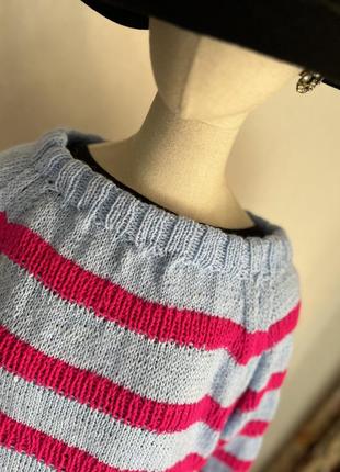 Вʼязаний светр реглан,кофта туніка, джемпер,реглан,hand made2 фото