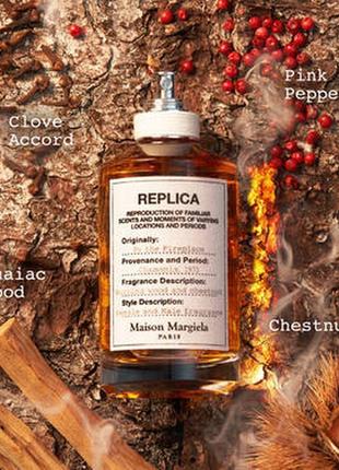 Миниатюра унисекс туалетная вода maison margiela replica by the fireplace7 фото