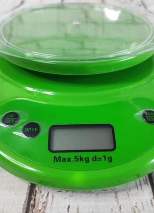 Кухонні ваги з чашею "acs ke1" до 5кг / електронні ваги настільні ms4 фото