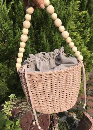 Сумка плетеная