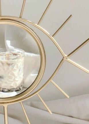 Глаз! ⚜👁⚜ фактурное тематическое зеркало для макияжа рамка ножка металлический глаз с...