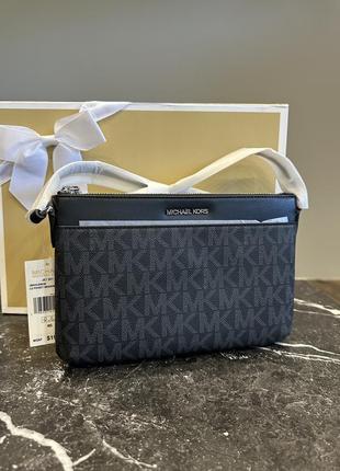 Оригінал! michael kors jet set large signature logo crossbody