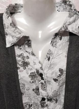 Блуза сорочка (пог-71+см) 953 фото