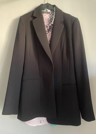 Жакет піджак чорний mango