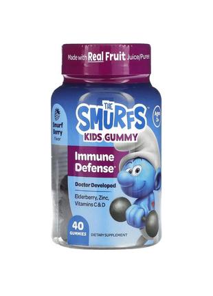 The smurfs, дитячі жувальні мультивітаміни для захисту імунітету, для дітей