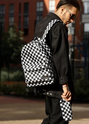 Мужской школьный рюкзак sambag brix pjt classic принт "сhess"