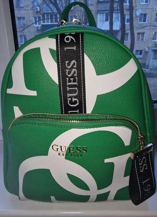 Рюкзак guess зеленый лимит серия