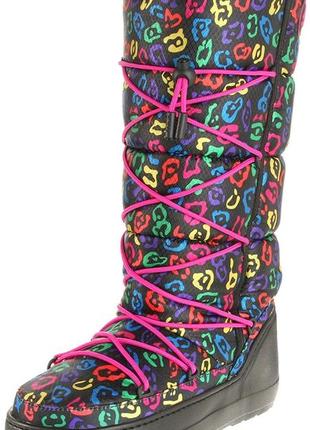 Crocs moonboots космобутси леопардові