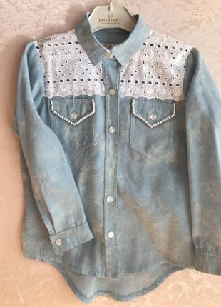 Рубашка для девочки