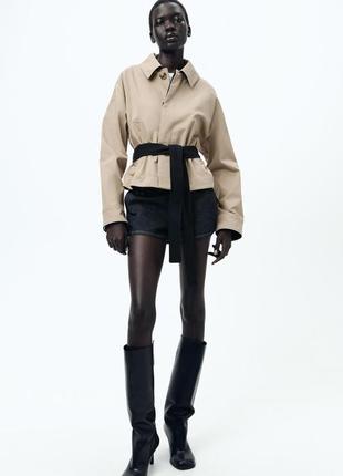 Куртка бежева бавовняна zara new