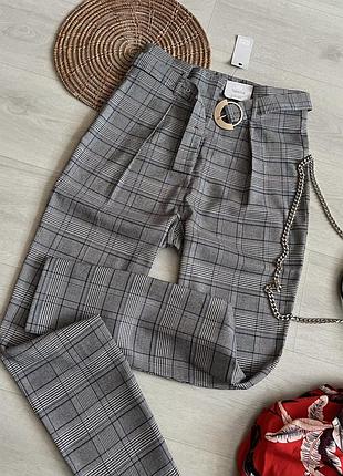 Нові штани з поясом/високою посадкою f&f