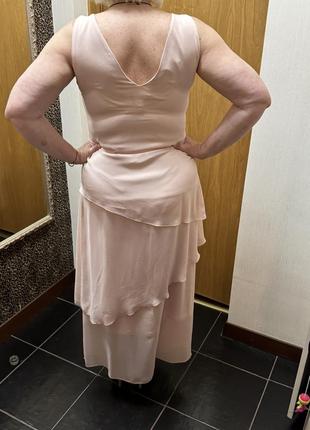 Рожева сукня,вечірня сукня максі,класична сукня,пудрова сукня3 фото
