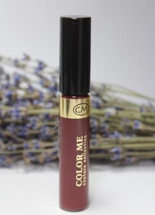 Стойкая матовая розовая коралловая помада color me matte couture collection тепла
