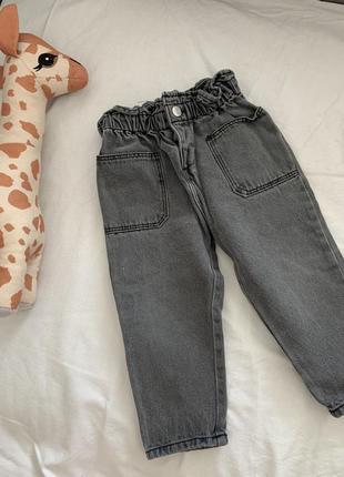 Zara mom джинси
