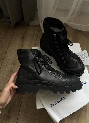 Шкіра наппа  чоботи від proenza  schouler