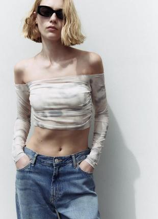Топ жіночій полупрозорий zara