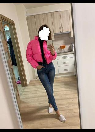 Виниловая куртка дутик, лакированная дута курточка💗