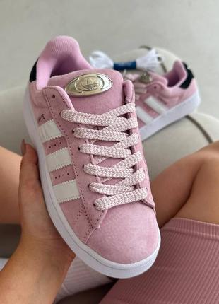Кроссовки (adidas KITH campus bliss lilac black)👟💕