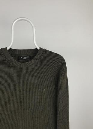 Структурный свитшот кофта all saints rias crew mk085p