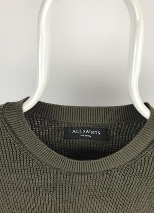 Структурный свитшот кофта all saints rias crew mk085p