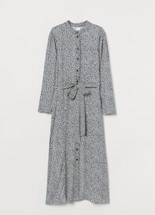 Вискозное миди платье от h&m