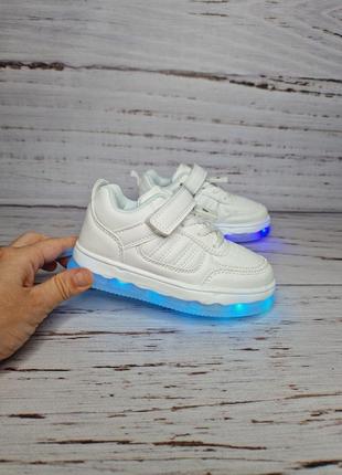 Кросівки унісекс з led підсвічуванням, 11 режимів. підзарядка, usb-шнур для підзарядки в комплекті,
