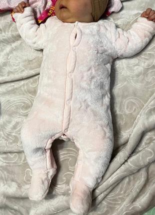 Плюшевий комбінезон/ чоловічок на немовля