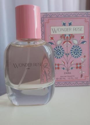 Туалетна вода zara wonder rose 30ml