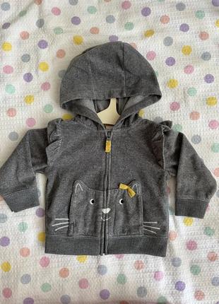 Флисовая кофточка carter's 9 месяцев (быта раньше, где-то 6-9 больше)
