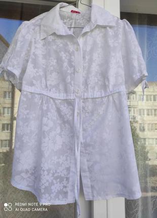 Блузка, туника хлопок 46-48 р.