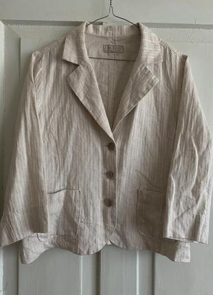 Льняной пиджак жакет john lewis