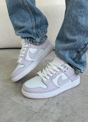 Кроссовки женские for nike dunk light pink3 фото