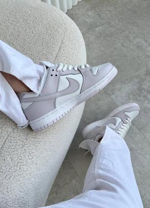 Кроссовки женские for nike dunk light pink6 фото