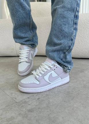 Кроссовки женские for nike dunk light pink8 фото