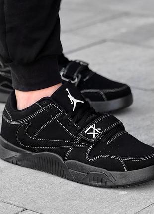 Кросівки der Dior x Air Jordan 1 High travis scott  black edition7 фото