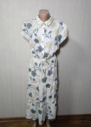 Женское платье с коротким рукавом. 100% вискоза. платье с коротким рукавом. платье в принт1 фото