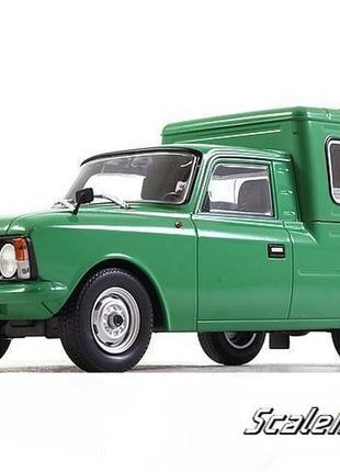 Масштабна модель иж-27156 (1972). легендарні автомобілі. масштаб 1:24