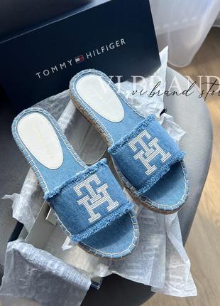 Слайди джинсові tommy hilfiger