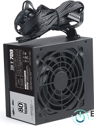 Блок живлення haiwang 700 (atx 600w), 80 plus, для геймерских пк