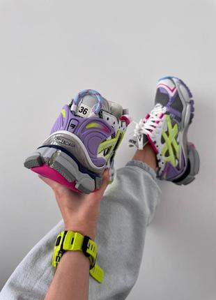 Женские кроссовки в стиле balenciaga 
runner trainer neon colors premium3 фото